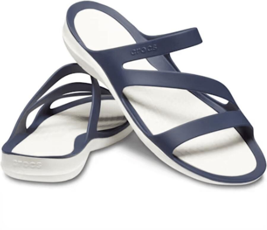 Crocs Badslippers Swiftwater Sandal zomerschoen badschoen glijbaan met noppen binnenzool - Foto 2