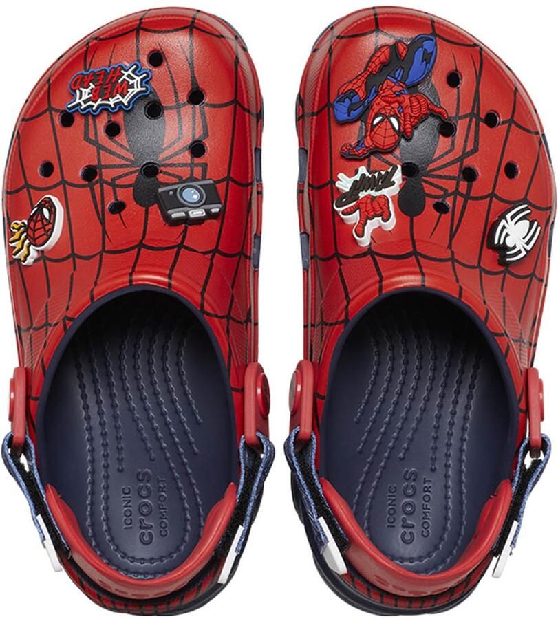 Crocs Team Spiderman All Terain Kids Clog voor een jongen Blauw Slippers