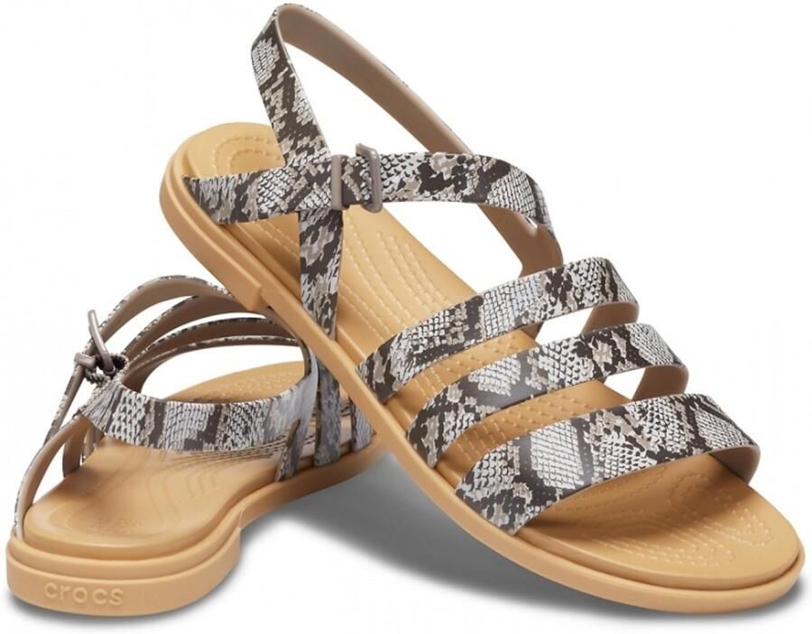 Crocs Tulum Sandalen Mushroom Stucco