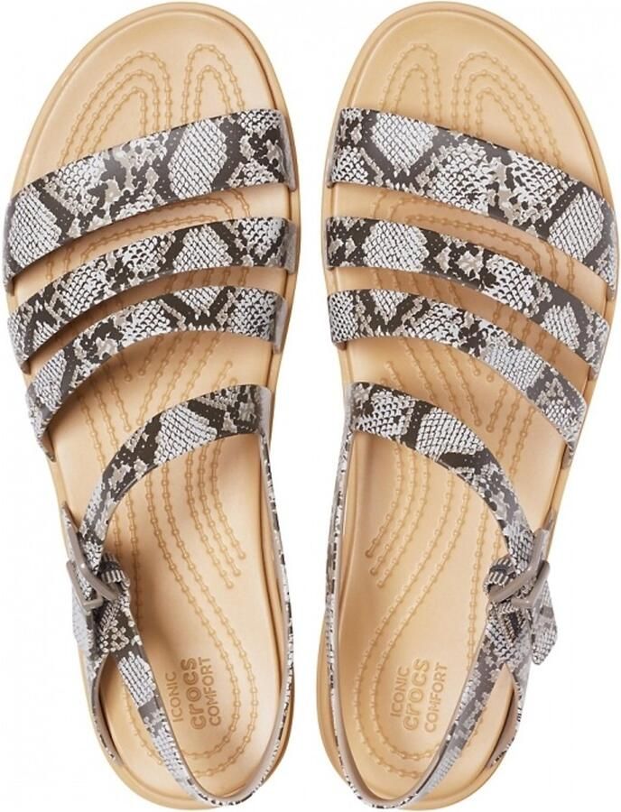 Crocs Tulum Sandalen Mushroom Stucco