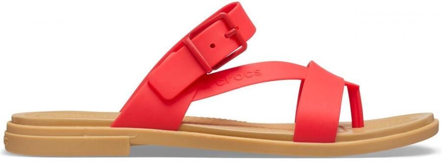 Crocs Tulum Toe Post Sandalen Flame