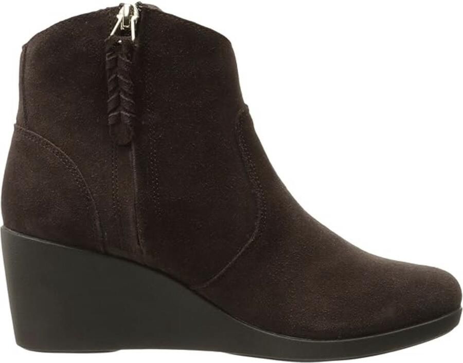 Crocs Leigh Wedge Bootie Espesso