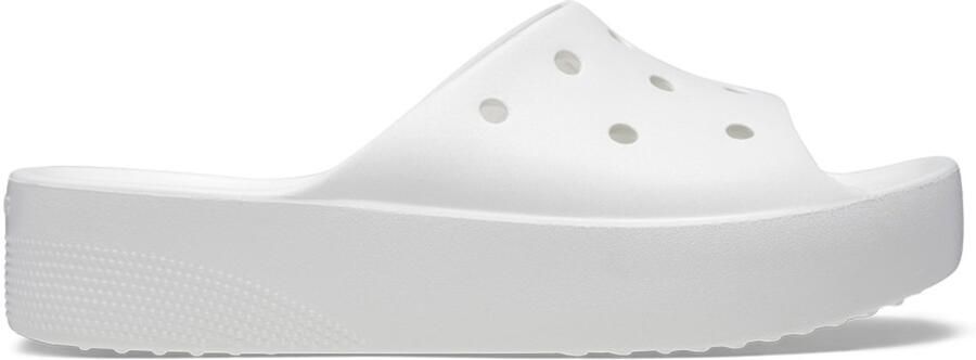 Crocs Witte Platform Slippers Stijlvol Zomercomfort 42 43