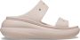 Crocs Classic Crush Sandal 207670-6UR Vrouwen Roze Slippers - Thumbnail 5