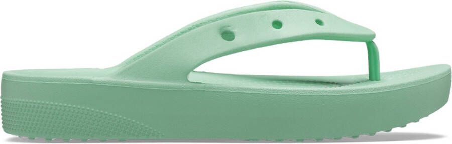 Crocs Women's Classic Platform Flip Sandalen maat W10 turkoois