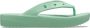 Crocs Women's Classic Platform Flip Sandalen maat W10 turkoois - Thumbnail 1