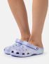 Crocs Dames Classic Platform Glitter Clog Moon Jelly PAARS - Thumbnail 1