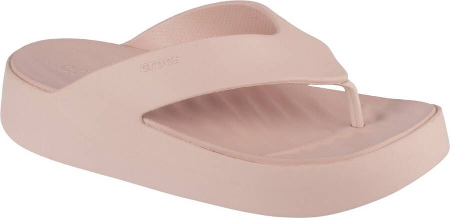 Crocs Dames Getaway Platform Flip Quartz ROSE