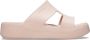 Crocs Dames Slipper Getaway Platform H-Strap Women Quartz ROSE - Thumbnail 3