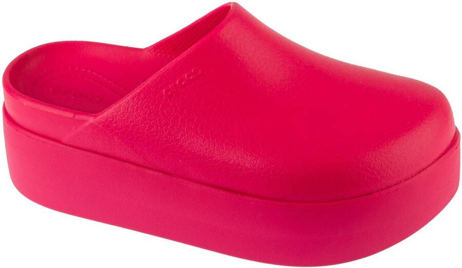 Crocs Dylan Platform Clog Vrouwen Roze Slippers
