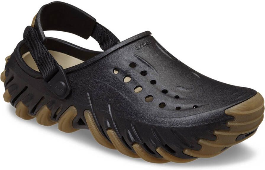 Crocs Echo Gum Ro Klompen Zwart