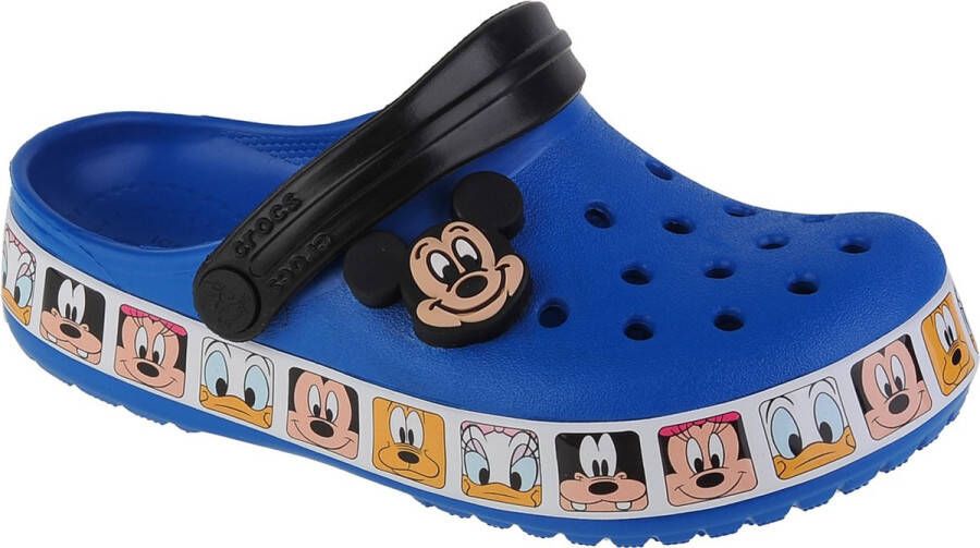 Crocs FL Mickey Mouse Band Kids Clog T 207718-4JL voor een jongen Blauw Slippers