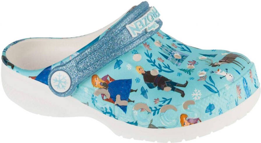 Crocs Frozen Baya Clog Kids voor meisje Blauw Slippers