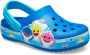 Crocs Fun Lab Baby Shark Band Kleuter Klompen Blauw Meisje - Thumbnail 1