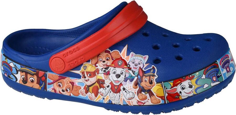 Crocs Fun Lab Paw Patrol 205509 4GX voor een jongen Blauw Slippers
