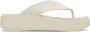 Crocs Women's Getaway Groove Platform Flip Sandalen maat 41-42 beige - Thumbnail 1