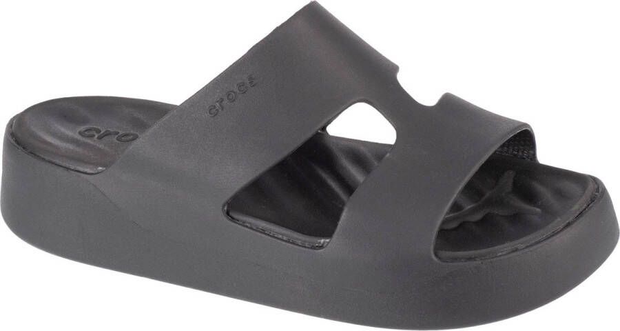 Crocs Gataway Platform H-Strap 209409-001 Vrouwen Zwart Slippers