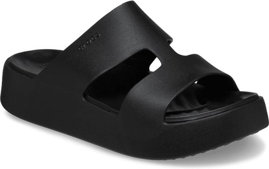 Crocs Badslippers Getaway Platform H-Strap zomerschoen slippers badschoen poolslides zachte binnenzool