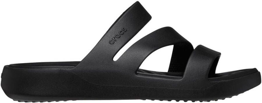 Crocs Badslippers Getaway Strappy zomerschoen badschoen zwembadglijbanen met modieuze bandjes