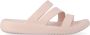 Crocs Getaway Strappy Sandal W 209587-6UR Vrouwen Beige Slippers - Thumbnail 4
