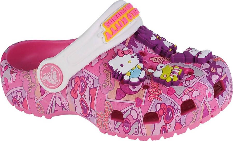 Crocs Hello Kitty and Friends Classic Clog 208025-680 voor meisje Roze Slippers