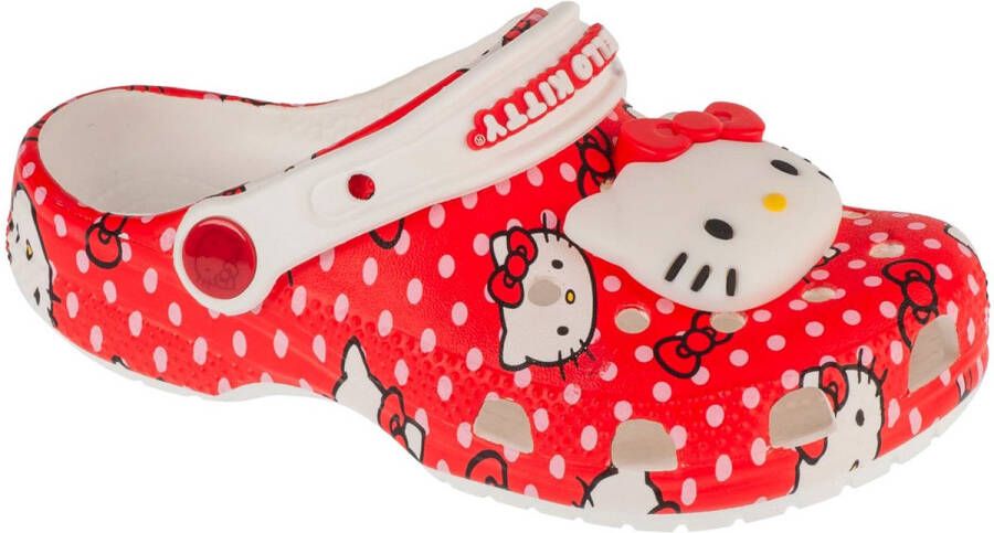 Crocs Hello Kitty Red Classic Klompen Rood