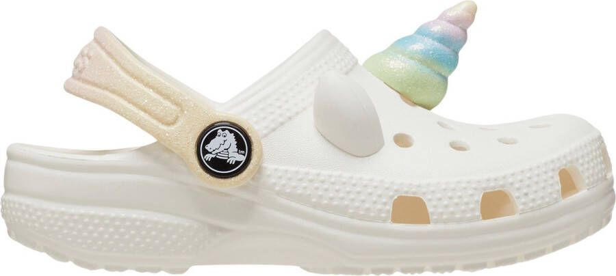 Crocs Classic Rainbow Unicorn Clogs Slippers wit