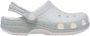 Crocs Kid's Classic Iridescent Glitter Sandalen maat 22-23 grijs - Thumbnail 1