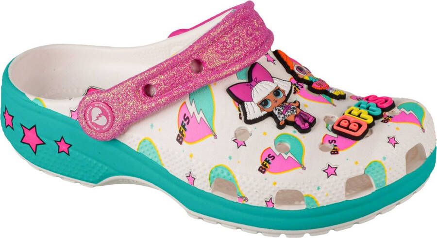 Crocs LOL Surprise BFF Girls Classic Clog 209466-100 voor meisje Wit Slippers