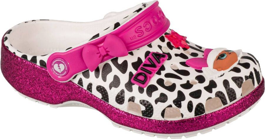 Crocs LOL Surprise Diva Girls Classic Clog 209465-100 voor meisje Wit Slippers