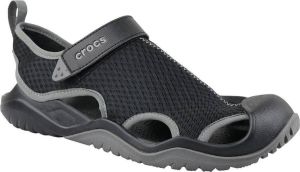 Crocs M Swiftwater Mesh Deck Sandal 205289-001 Mannen Zwart Sportsandalen EU
