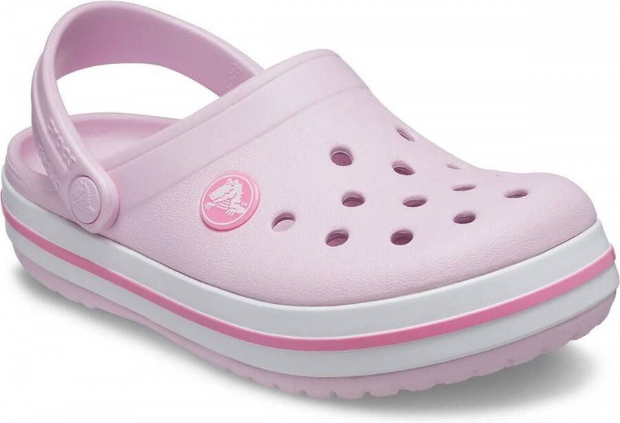 Crocs Crockband clog t rose ballerina streepje aan zijkant Kinderen Kleur Roze)