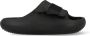 Crocs Mellow Luxe Recovery Slide 209413-001 Unisex Zwart Slippers - Thumbnail 1