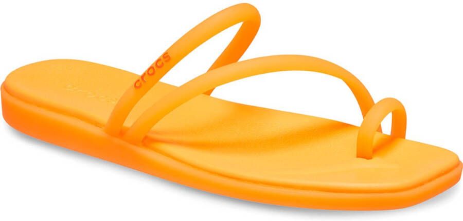 Crocs Miami Frosted Toe Loop Slippers Oranje Vrouw