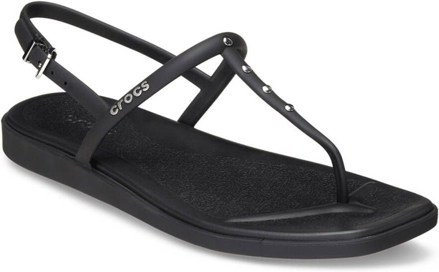 Crocs Miami Studded Thong Sandalen Zwart Vrouw