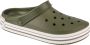 Crocs Off Court Logo Clog 209651-309 nen Groen Slippers - Thumbnail 4