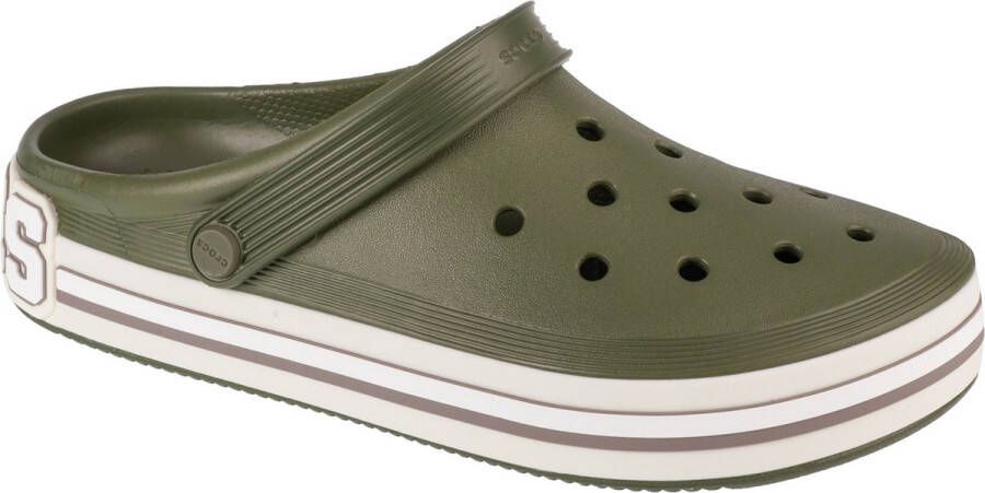 Crocs Off Court Logo Clog 209651-309 Mannen Groen Slippers