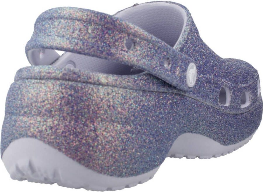 Crocs Platform Irid Glitter Klompen Paars Vrouw