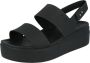 Crocs Sleehaksandaaltjes Brooklyn Low Wedge zomerschoen sandaal sleehak met modieuze plateauzool - Thumbnail 1