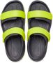 Crocs Crocband Cruiser Sandal Toddler Grijs met Gele Sandaaltjes - Thumbnail 3