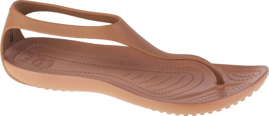 Crocs Sexi Flip Wmns 11354 854 Vrouwen Bruin Slippers