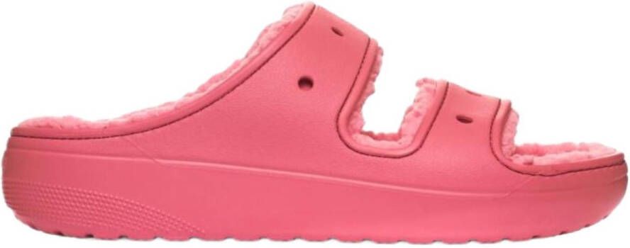 Crocs Slippers voor dames Classic Cozzzy Sandaal HBs roze 38-39