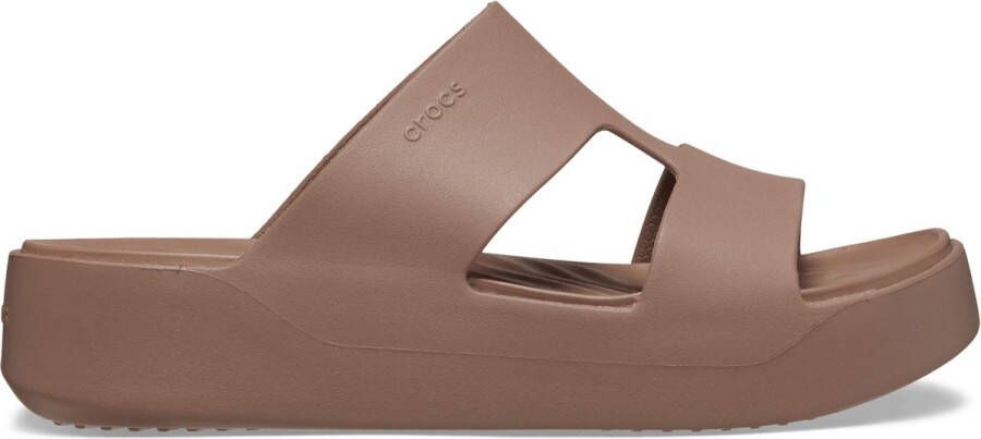 Crocs Women's Getaway Platform H-Strap Sandalen maat W10 bruin