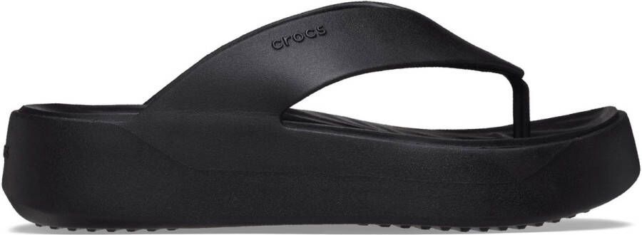 Crocs Teenslippers Getaway Platform Flip plateau zomerschoen pantoffels met modieuze plateauzool