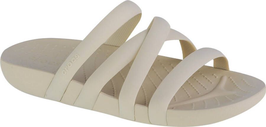 Crocs Splash Strappy Sandal 208217-2Y2 Vrouwen Beige Slippers