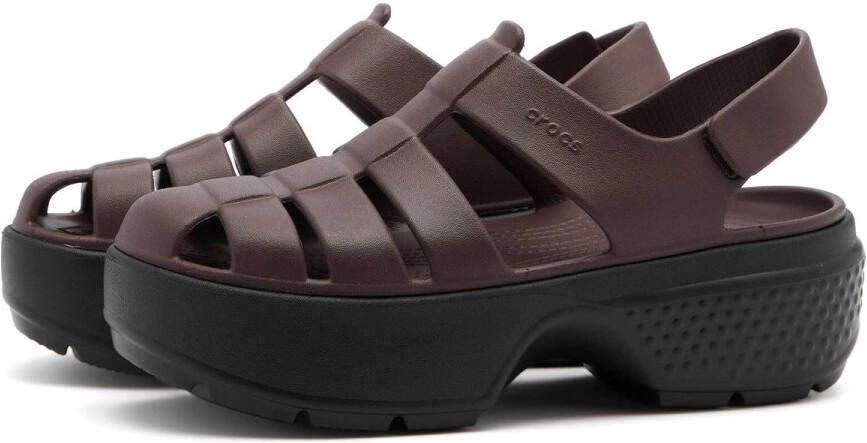 Crocs Stomp Fisher Sandal Mocha Moka M6W8