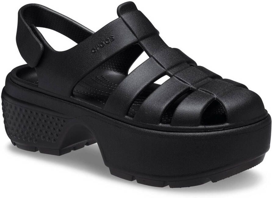 Crocs Stomp Fisherman Sandalen Zwart Vrouw