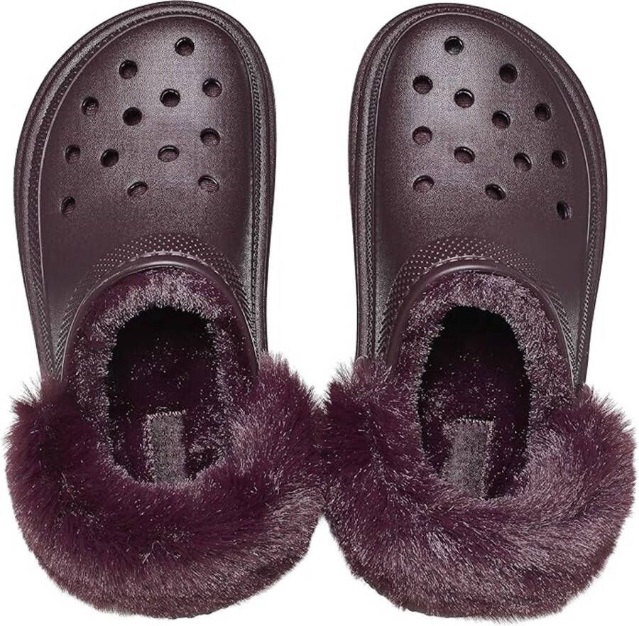 Crocs Stomp Lined Dark Cherry M6 W8