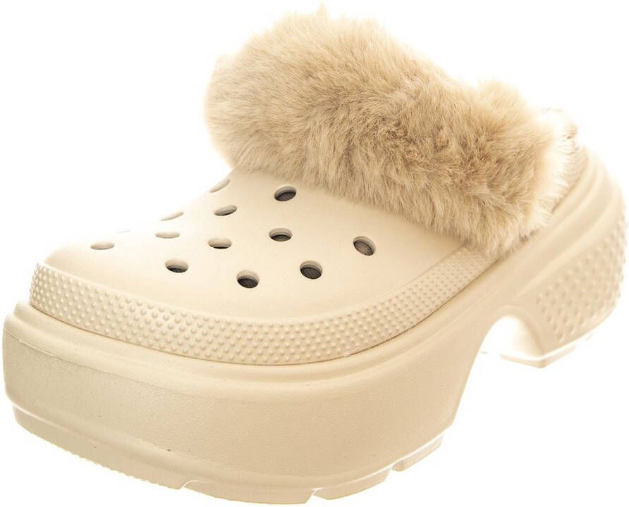 Crocs Stomp Lined Klompen Beige Vrouw