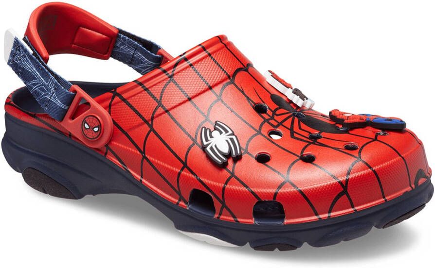 Crocs Team Spiderman All Terain Kids Clog voor een jongen Blauw Slippers